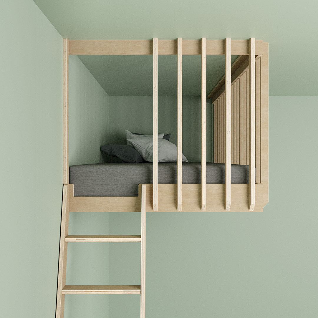 3D rendering møbel