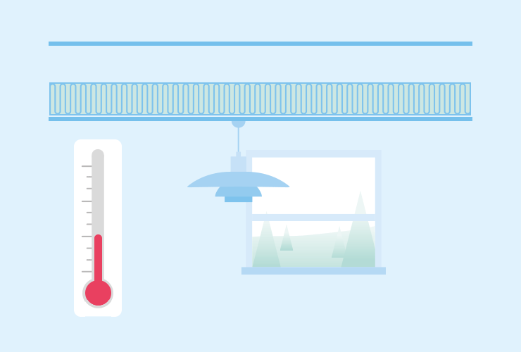 albertslund forsyning gif animation af loftisolering