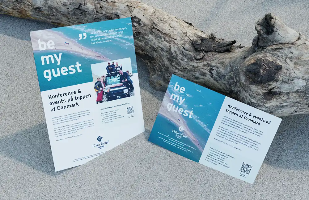 brochure tryksager til Color Hotel Skagen