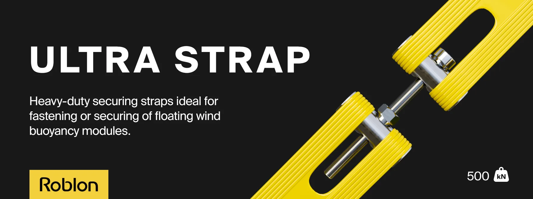 Roblon LinkedIn banner med strap