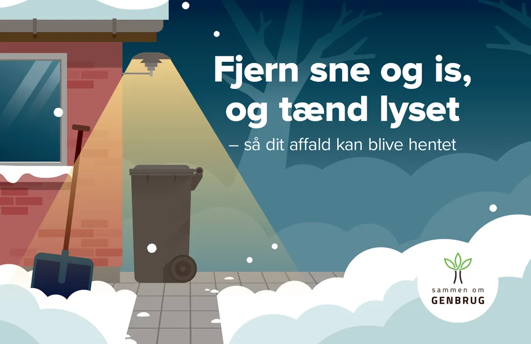 illustration til foliering af skraldebil